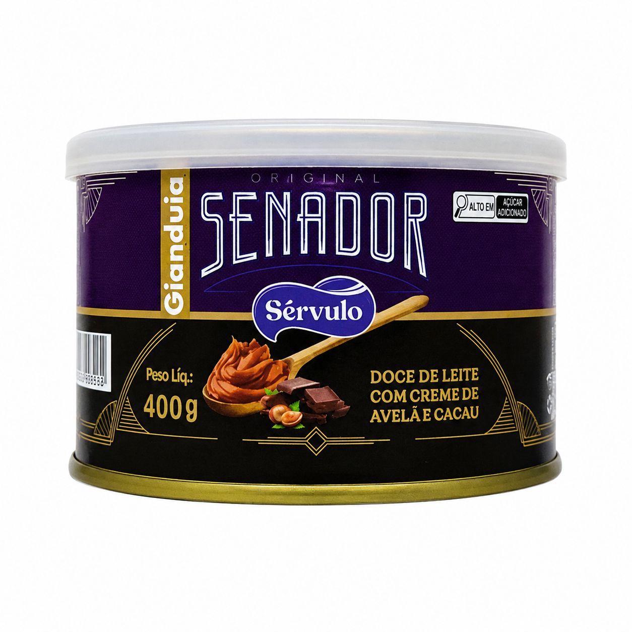 senador-doce de leite com creme de avelã e cacau